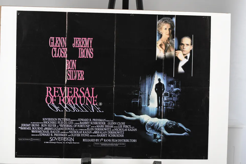 Original "Reversal of Fortune" Film Poster