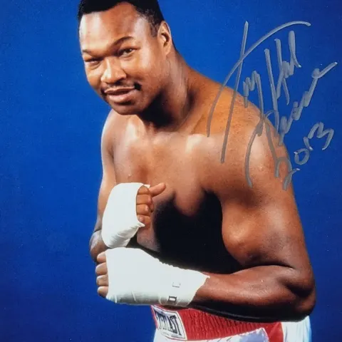 Larry Holmes Original Signature