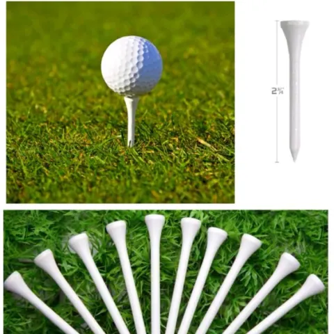 10 x 150 Pack of Slazenger Wooden Tees - White RRP £8.99 ea