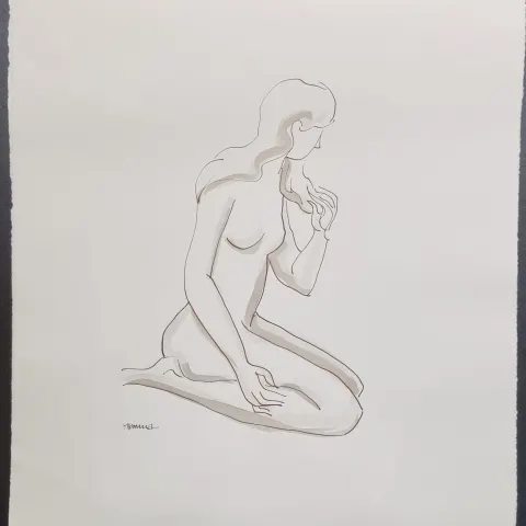 Marsha Hammel Original Ink Sketch