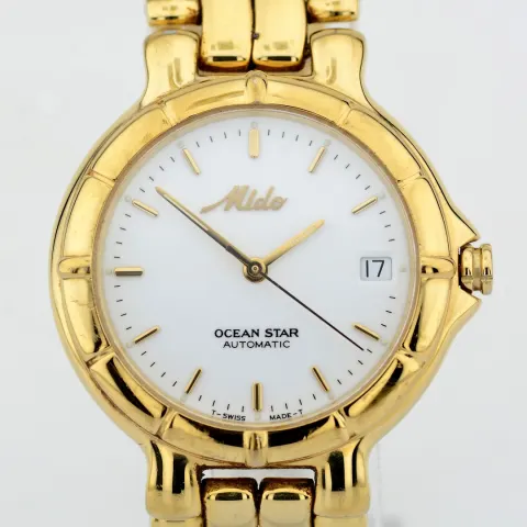 Mido / Ocean Star AutomaticDate - Gentlemen's Gold-plated Wristwatch