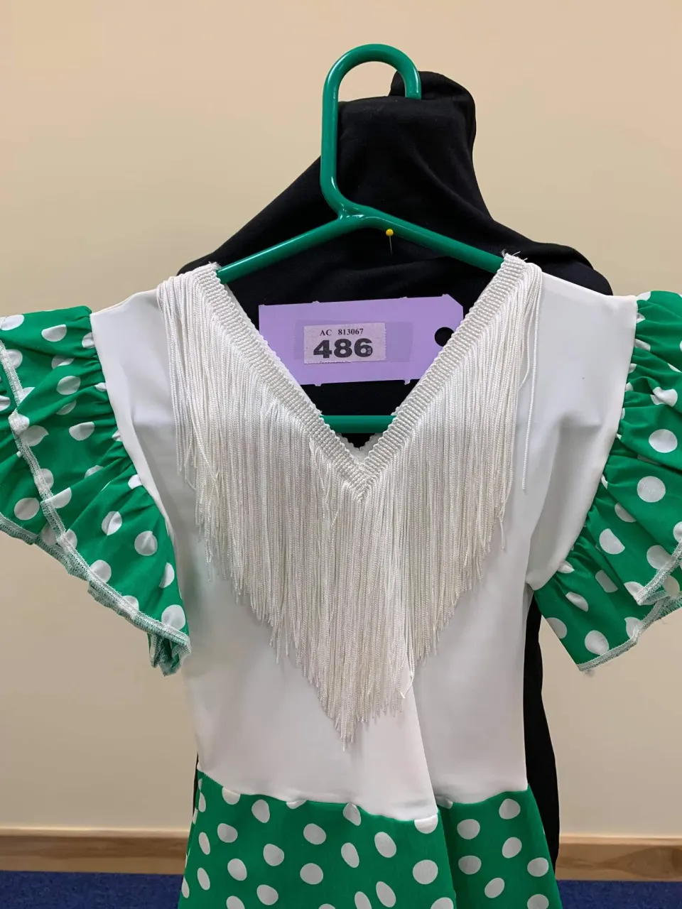 Green Flamenco Dress Age 2 To 4