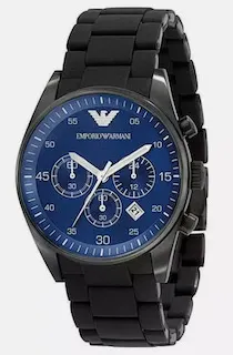 Emporio Armani AR5921 Men's Sportivo Blue Dial quartz Chronograph Watch