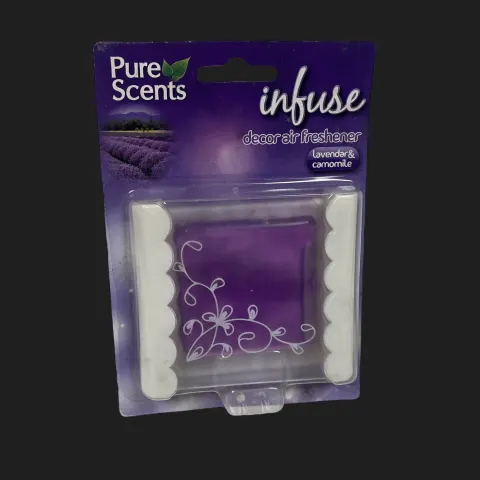 24 x Pure Scents Infuse Lavender And Camomile Décor Air Fresheners L9a