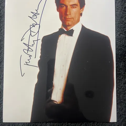 Timothy Dalton Signed