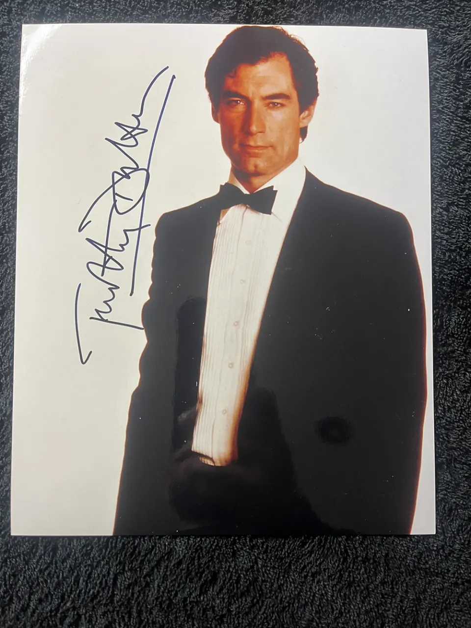 Timothy Dalton Signed
