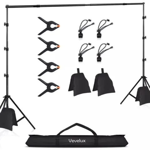 2.6 X 3 M / 8.5 X 10 FT P2.6 X 3 M / 8.5 X 10 FT Photo Video Studio Adjustable Backdrop L18a