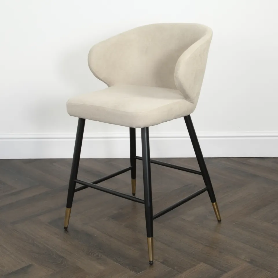 Manhattan Beige Kitchen Bar Stool (set of 2) RRP - £590