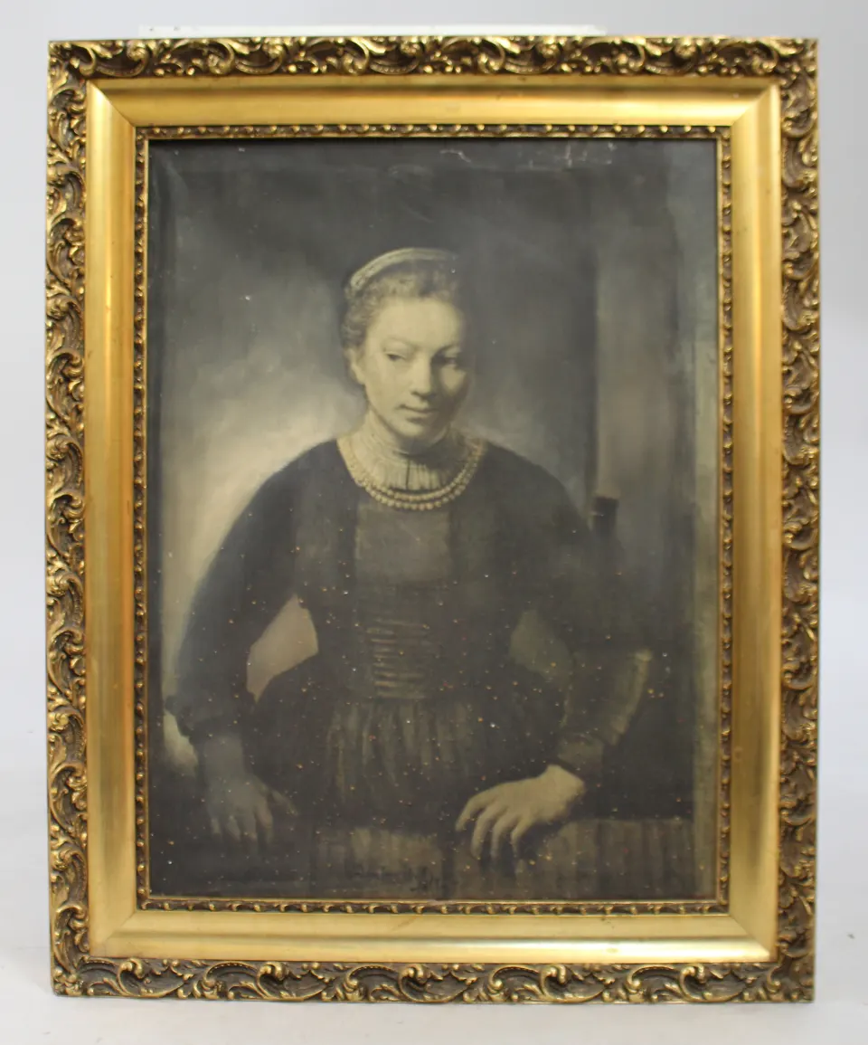 Rembrandt Print Set in Gilt Frame