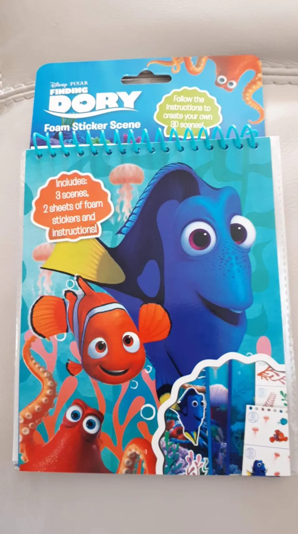 Finding Dory Sticker books x 12