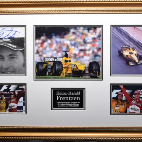 HEINZ-HARALD FRENTZEN original signature presentation.