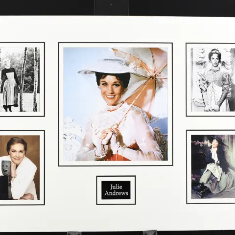 Julie Andrews Signed Photo Presentation