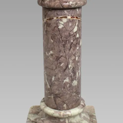 Rouge Marble Pedestal