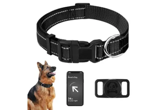 7 x Pet Dog Collars with AirTag Holder Lb21