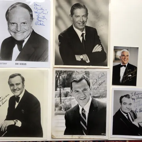 ENTERTAINERS; Red Skelton, Milton Berle, Leslie Neilson, Tony Randall, Jack Lemmon & more