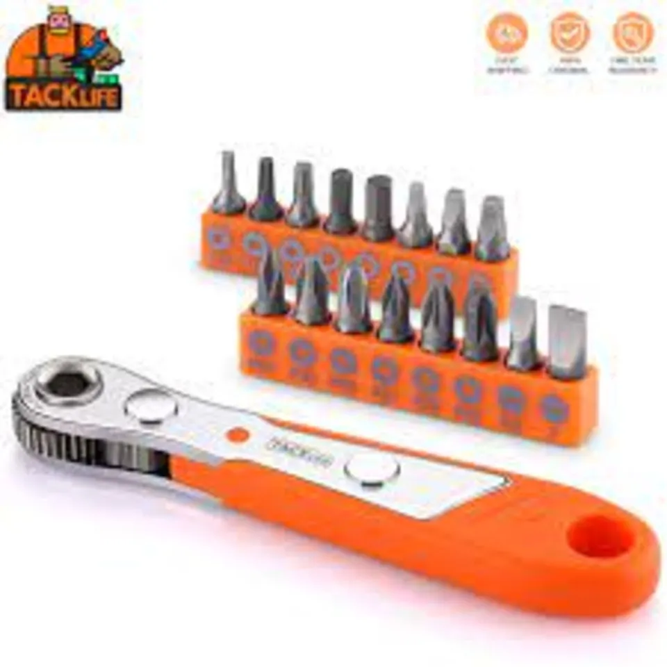 TACKLIFE HRSB1A Ratchet Wrench Set