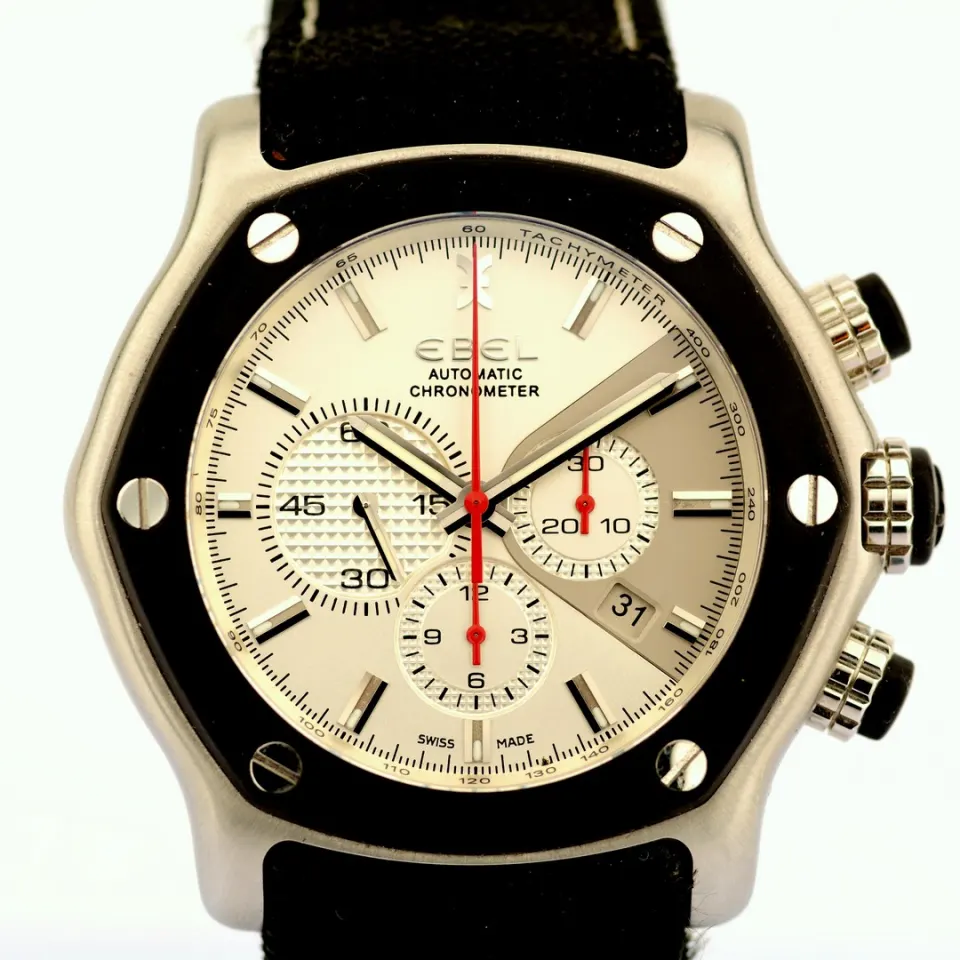 Ebel/1911 Tekton - Chronograph - Automatic - Date E9137L83 - Gentlemen's Steel Wristwatch