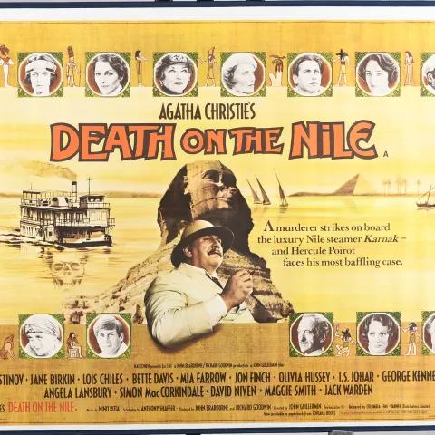 Original "Death on the Nile" Cinema Poster