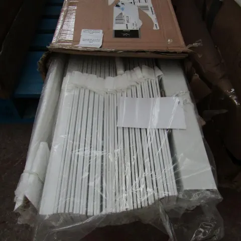 1 X Box Of 50mm Wood Blind, White, 135x160