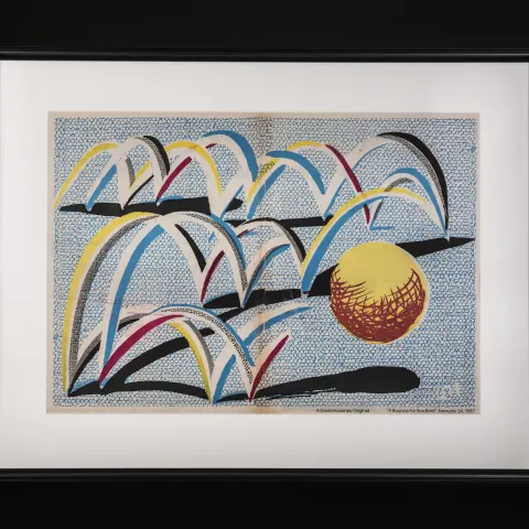 David Hockney RA A Bounce For Bradford Limited Edition Print Free Post Worldwide Unframed
