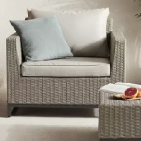 Item Description  -  John Lewis Valencia Garden Armchair, Light Grey  -  Stock Number   -  82084802