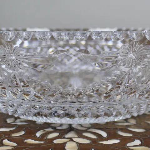 Fine Stuart Crystal Beaconsfield Cut Glass Centrepiece Bowl