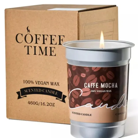 5 x Coffee Scented Candle 350g L17a