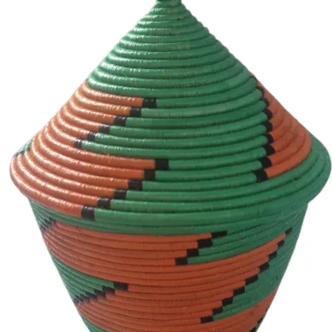 Retro Hand Made East African Basket