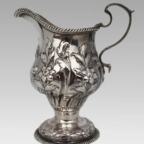 Fine Solid Silver Cream Jug London 1759
