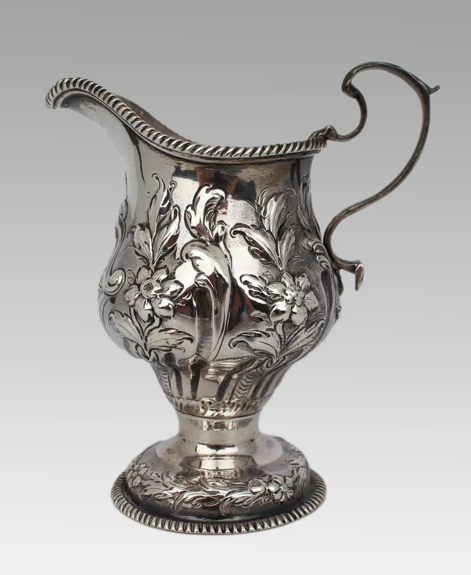 Fine Solid Silver Cream Jug London 1759