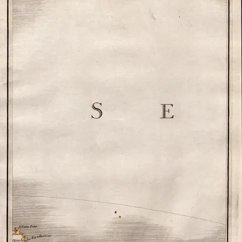 Anglesey Dulas Bay & Harbour John Cary’s Antique George III 1794 Map.