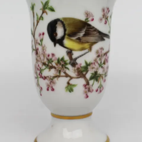 Franklin De Paris Oiseaux Chanteurs Vase Marsh Tits