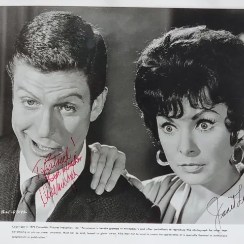 Dick Van Dyke & Janet Leigh Original Signatures