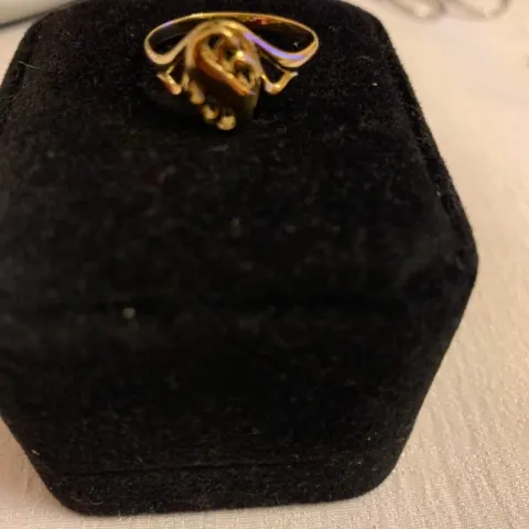 Vintage 14 Karat Rare Design Yellow Gold Ring