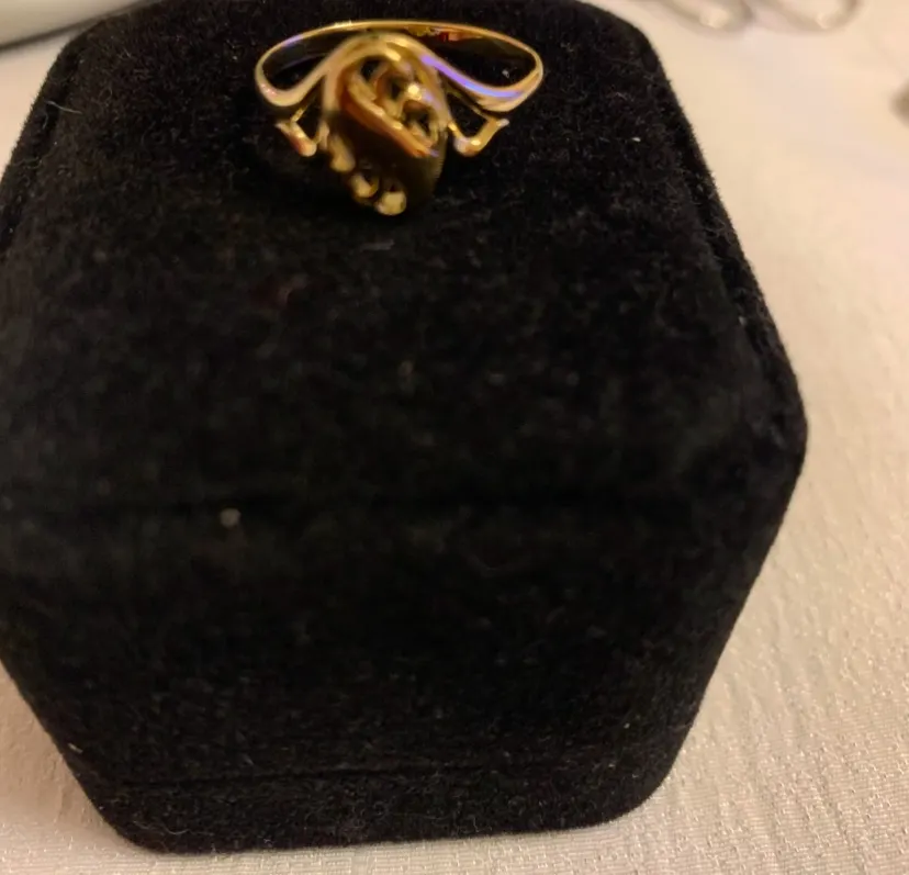 Vintage 14 Karat Rare Design Yellow Gold Ring