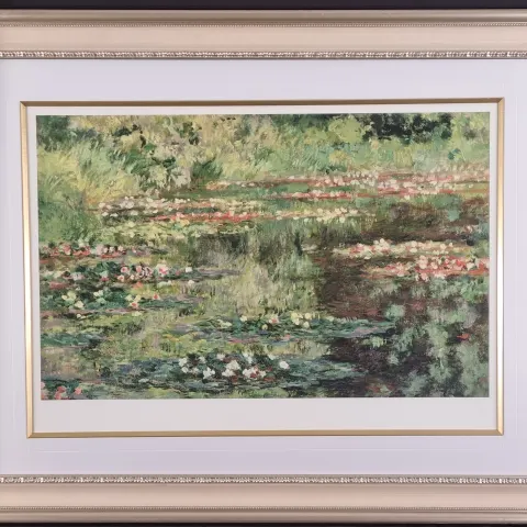 Claude Monet Framed Limited Edition.