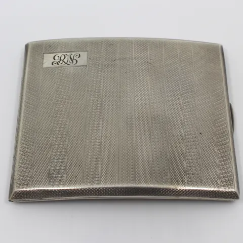 Solid Silver Cigarette Case by Smith & Bartlam 1934