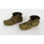 Pair of Vintage Brass Lucky Shoes