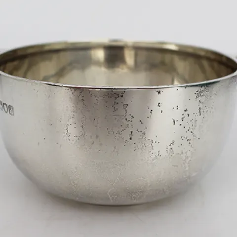 Fine Solid Silver Porringer by Charles Edwards London 1896