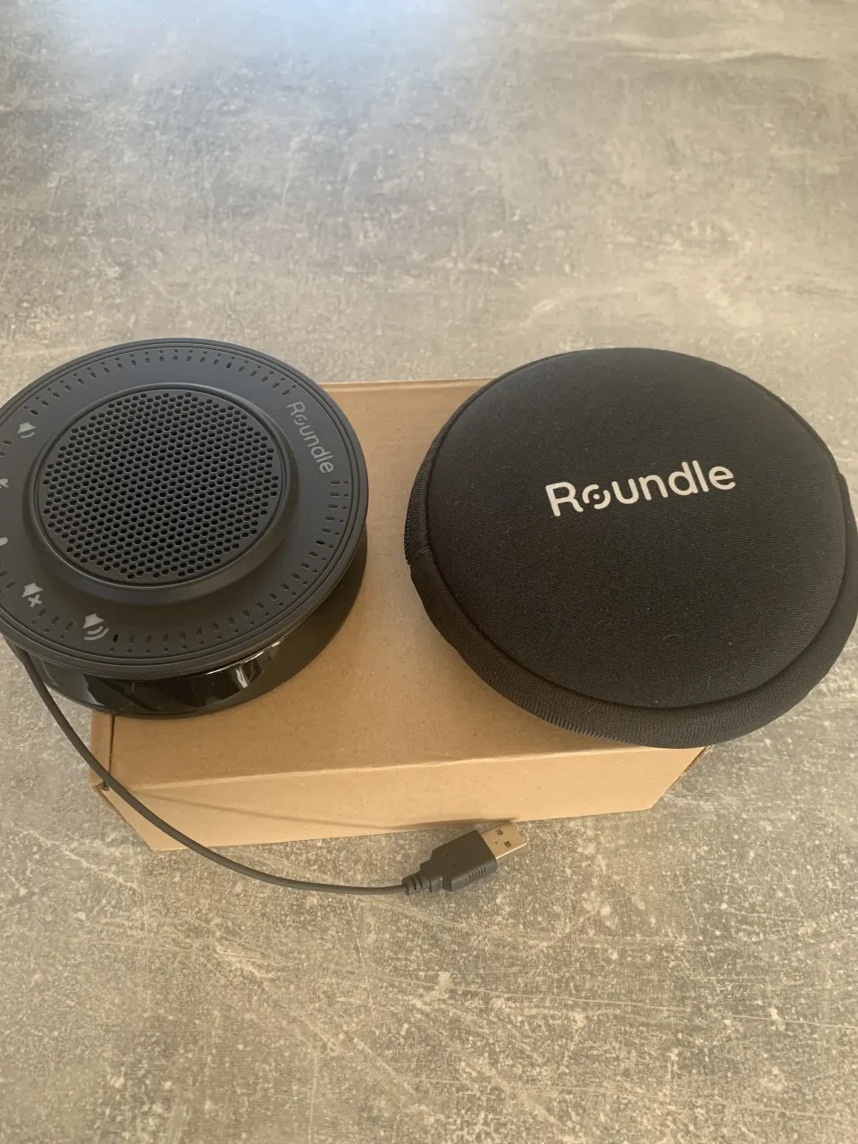 The Roundle Conference Speaker And Microphone