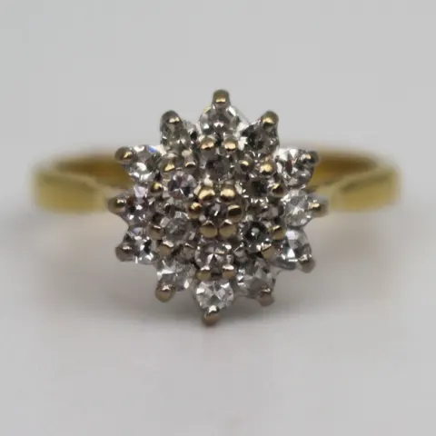 Diamond Cluster Ring