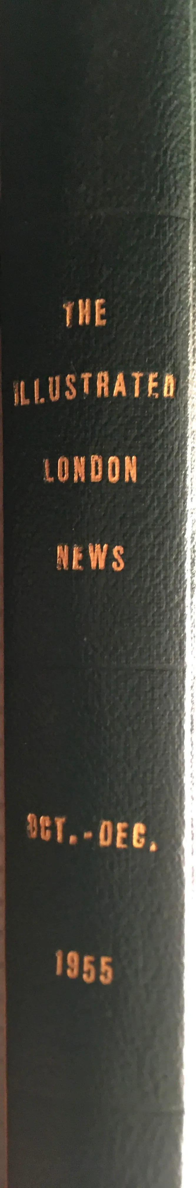 Original Illustrated London News Bound Edition 1955 Oct-Dec.