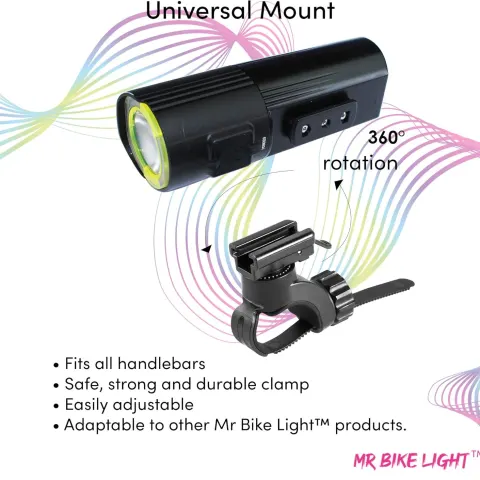 Super Bright USB Rechargeable Bike Light RRP £30.00 L1a