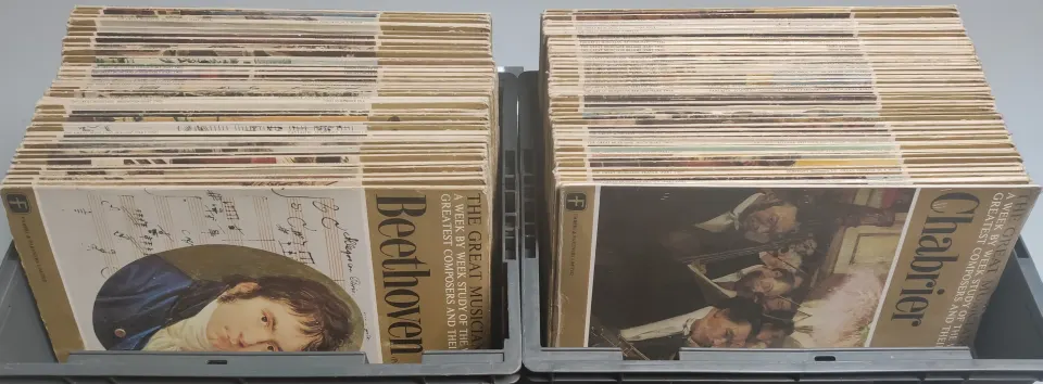 A Large Collection of Approximately 84 x Collector's Series Classical Vinyl Records.