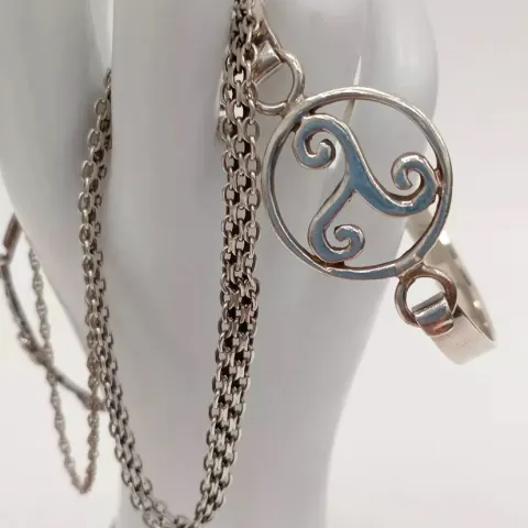 925 Sterling Silver Bracelet Bangle Bundle 6 Items