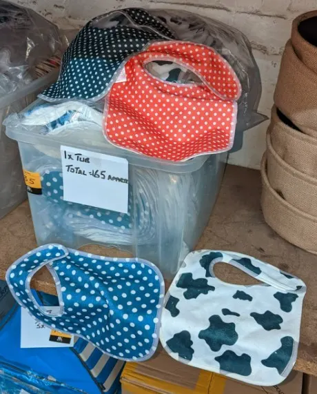 Approx 160 x Baby Bibs