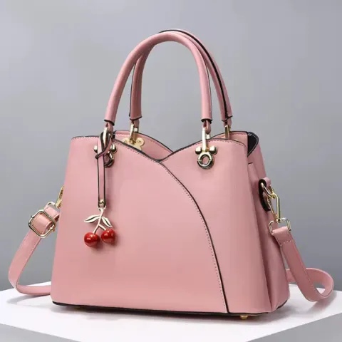 Elevate Your Look With The Trendy Fashion Handbag! Designed For The Modern, Stylish Woman - Pink