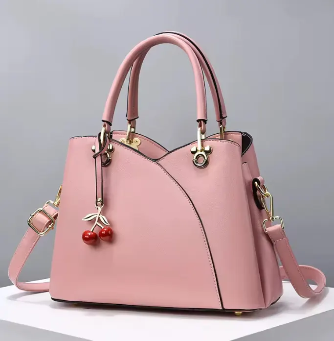 Elevate Your Look With The Trendy Fashion Handbag! Designed For The Modern, Stylish Woman - Pink