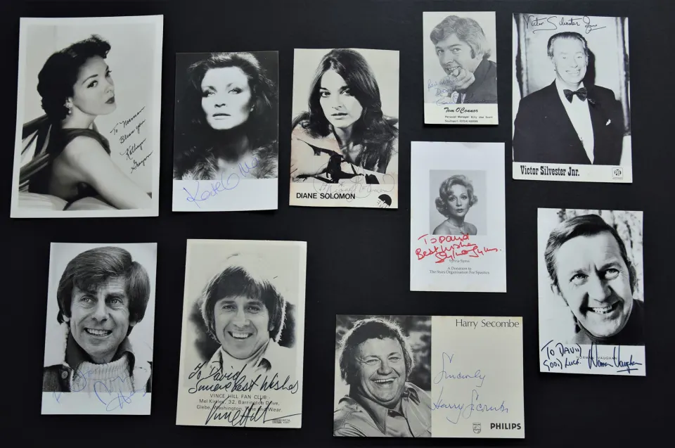 TV Entertainers Original Signatures