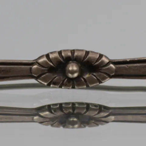 Vintage Scandinavian 830 Silver Brooch – E&M Mark, c.1950s
